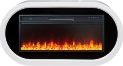 Каминокомплект Royal Flame Ellips с очагом Vision 42 LED белый с черным