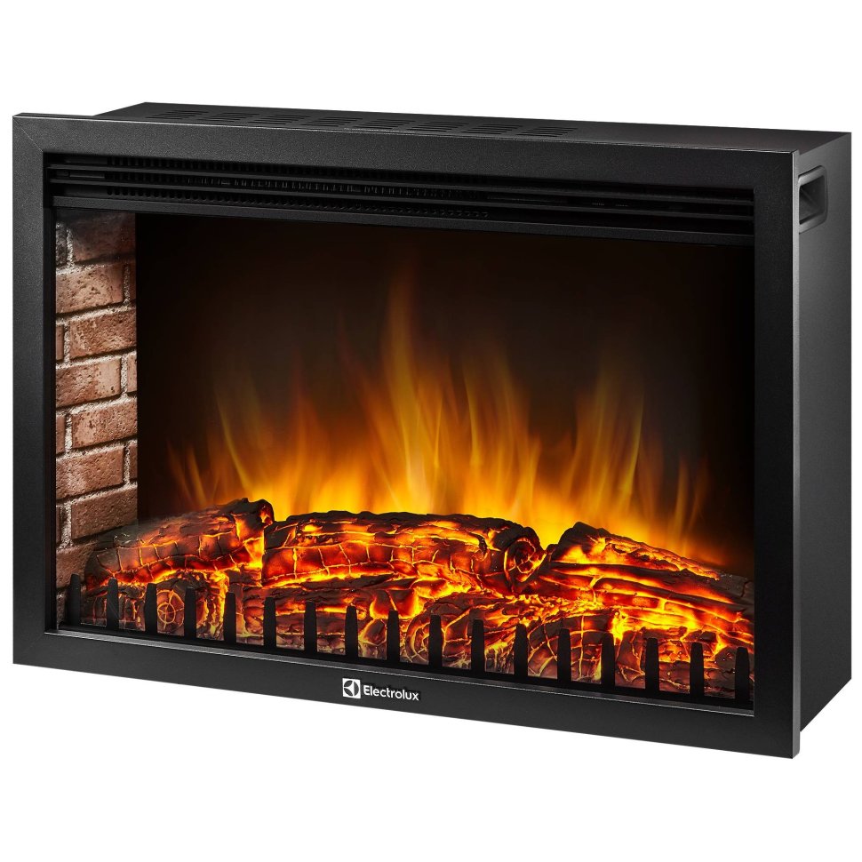 Каминокомплект Firelight Bianco 30 с очагом Electrolux EFP/P-3020LS черная эмаль