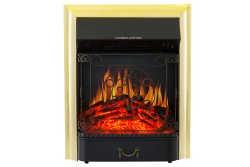 Каминокомплект Royal Flame Dublin угловой с очагом Majestic FX Brass