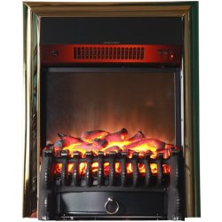 Каминокомплект Interflame Аспен сланец с очагом Fobos FX M Brass
