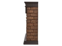 Каминокомплект Firelight Bricks 25 с очагом Electrolux EFP/P-2520LS камень темный/шпон венге