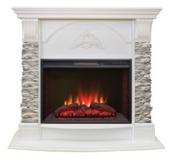 Каминокомплект RealFlame Athena GR STD/EUG/25/24 WT с очагом Irvine 24
